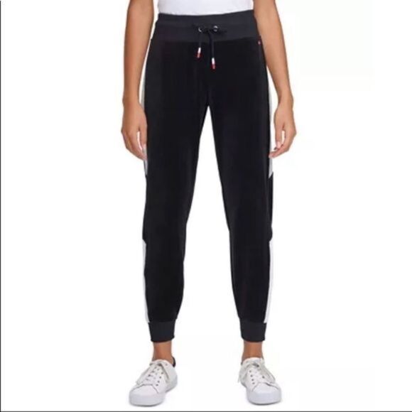 TOMMY HILFIGER SPORT Colorblocked Jogger Pants XS - Picture 2 of 10